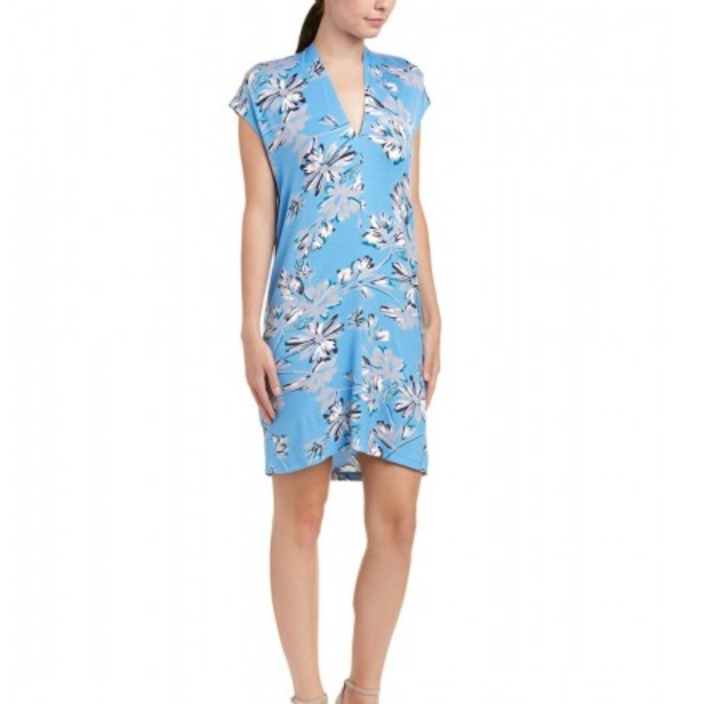 Yumi Kim "Victory" Blue Floral Sheath Dress